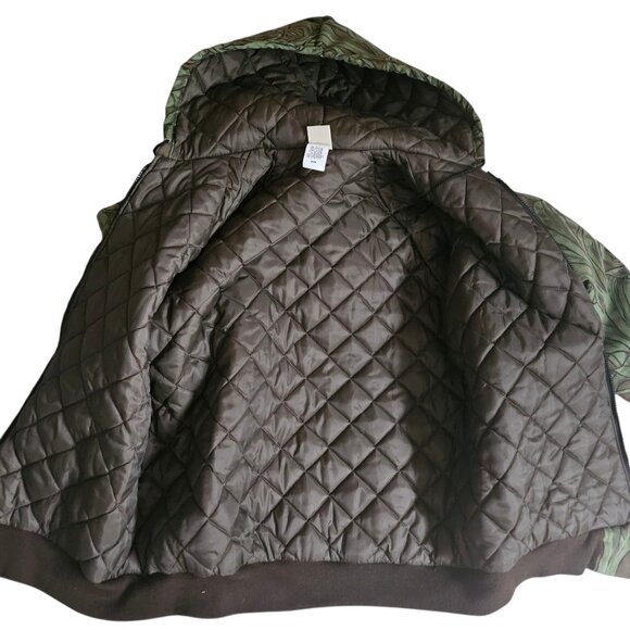 VTG Cornfield Camouflage Jacket Men’s SZ Medium USA Hunting Coat Gorpcore Bird - Picture 10 of 12